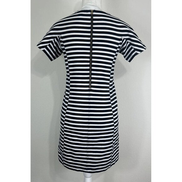 J. Crew Black & White Striped Mini Dress Size XXS (00) - Picture 6 of 12
